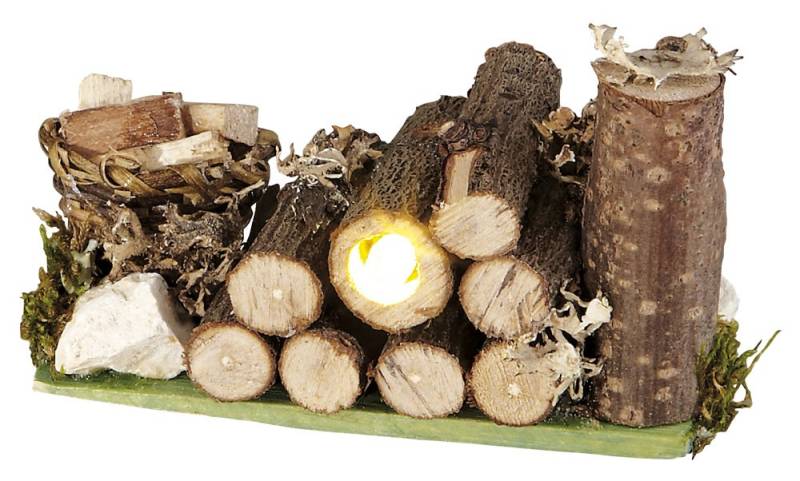 Holzlager mit LED-Beleuchtung von Rülke Holzspielzeug