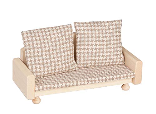 Rülke Holzspielzeug 22281 Puppenhauszubehör, holzfarben, braun, beige von Rülke Holzspielzeug