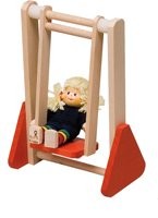 Schaukel für Puppenstube - Spaß und Bewegung für kleine Puppen von Rülke Holzspielzeug