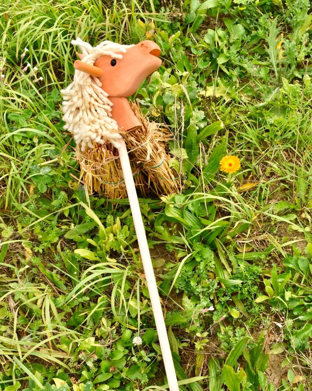 Steckenpferd "Haflinger" ohne Rollen von Rülke Holzspielzeug