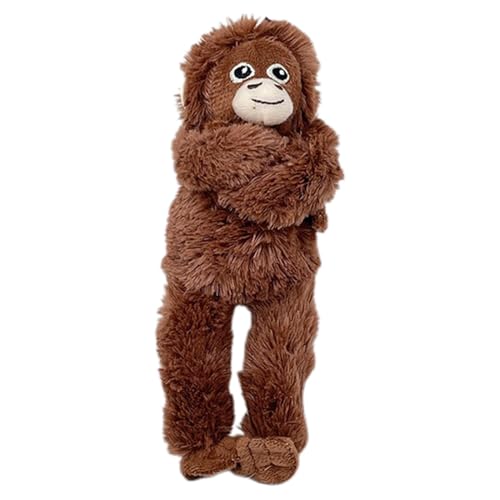 Hängendes Affen-Orang-Utan-Plüschtier – 19 cm Lange, Langarmige Gorilla-Puppe Als Hängendes Ornament, Hängendes Tierornament Für Taschen, Rucksäcke Und Schlüsselanhänger von Ruhnjyg