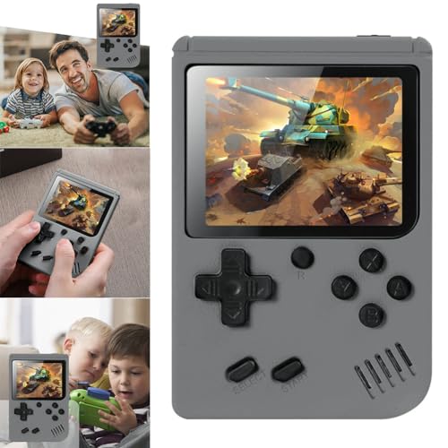 RuiDay Handheld Spielkonsole,Retro Konsole Spielekonsole,Handheld Game Console mit 500 Klassische FC Spiele,3 Zoll Videospielkonsole Retro Games Console,Geschenk für Kinder von RuiDay