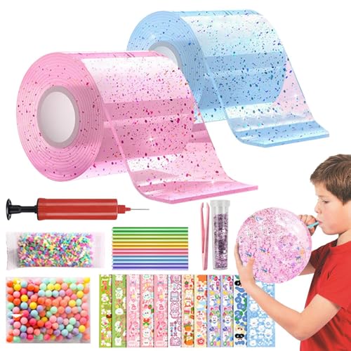 Nano Tape Bubbles Set, Nano Tape Bubble kit - Nano-Blasen-di y-bastelset für Kinder, Blasendes Nano-Luftpolsterband Für Kinder | Elastisches Klebebandspielzeug von Ruilonghai