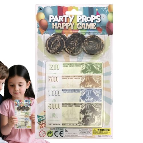 Spielgeld,Geldmünzen-Set - Rollenspiel Für Kinder Geburtstag Film Unterricht Homeschool Spielgeld,Geldmünzen-Set - Rollenspiel Für Kinder Geburtstag Film Unterricht Homeschool von Ruilonghai