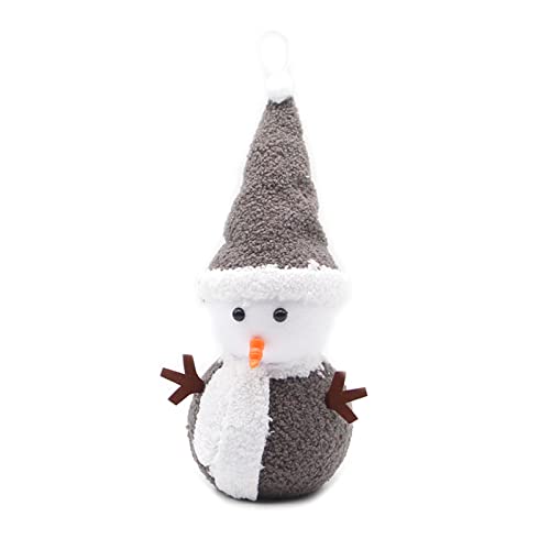 Ruiogoe Weihnachtsverzierung Plüsch Schneemann Für Mit Schal Und Miniatur Figur Stehspielzeug Für Weihnachtsparty Tischdekoration Für Kreatives Geschenk von Ruiogoe