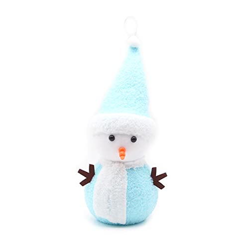 Ruiogoe Weihnachtsverzierung Plüsch Schneemann Für Mit Schal Und Miniatur Figur Stehspielzeug Für Weihnachtsparty Tischdekoration Für Kreatives Geschenk von Ruiogoe