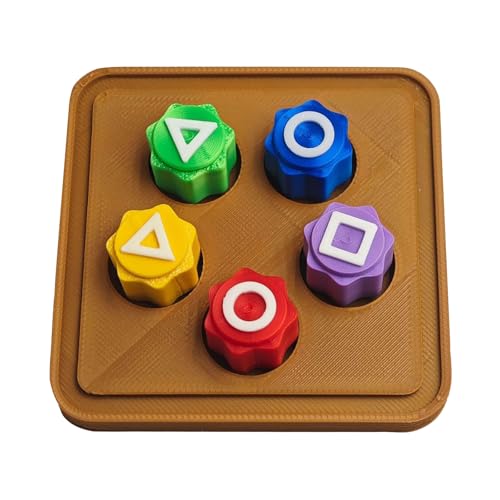 Ruiyete Gonggi Korean Game, Traditional Korean Games, Gonggi Jack Stone Catching Game, Gonggi Jack Stone Pebbles Set Spiel, Ideal Für Unterhaltsame Stunden Und Koordinationstraining, 5pcs+Base von Ruiyete