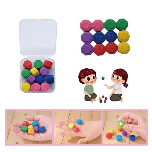 Ruiyete Gonggi Korean Game, Traditionelles Koreanisches Spiel, Gonggi Jack Stone Pebbles Set Spiel, Ideal Für Unterhaltsame Stunden Und Koordinationstraining,12PCS von Ruiyete