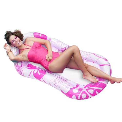 Rukjmqi Aufblasbare Poolschwimmer | PVC-Schwimmbad-Floß | Schwimmfloß und Liege, lustiger Pool-Liegestuhl für Erwachsene, Kinder, Sommerpool, Strandparty im Freien von Rukjmqi