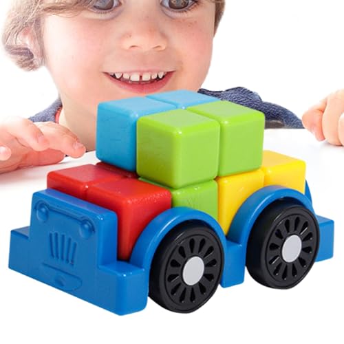 Rukjmqi Bausteine-Spielzeugauto für Kinder, Bausteine-Auto-Set für Kinder,Kinderbausteine ​​Spielzeugfahrzeugmodell - Lernspielzeug-Bausteine ​​für Kinder und zur Verbesserung der Vorstellungskraft von Rukjmqi