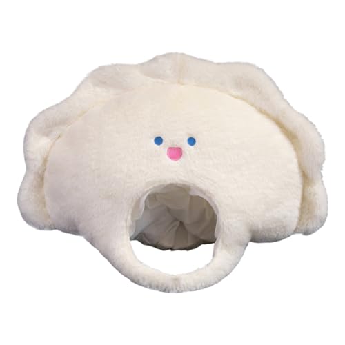 Rukjmqi Chinesische Dampfnudel Kopfschmuck, Chinesische Teigtaschen Cosplay Plüsch Hut, Weiches Party Kostümzubehör Für Feste Geburtstag Kindertag Ostern Thanksgiving Rukjmqi Chinesische Dampfnudel Kopfschmuck, Chinesische Teigtaschen Cosplay Plüsch Hut, Weiches Party Kostümzubehör Für Feste Geburtstag Kindertag Ostern Thanksgiving von Rukjmqi
