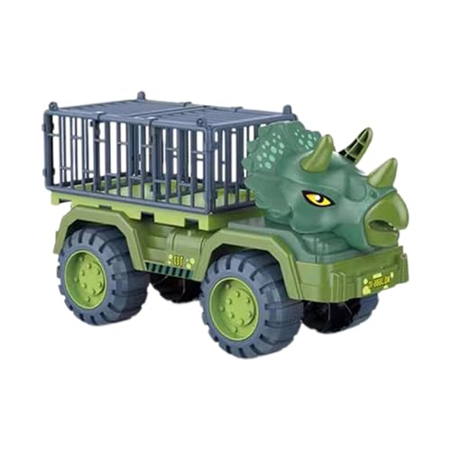 Rukjmqi Dinosaurier-LKW-Spielzeug,Dinosaurier-Transporter-LKW,Dinosaurier-Autotransport-Träger-LKW - Fahrzeugträger-Autospielzeug, Dinosaurier-Transporter-LKW-Trägerspielzeug für Kinder und von Rukjmqi