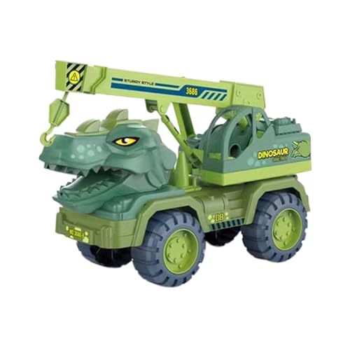 Rukjmqi Dinosaurier-Transportträger-LKW,Dinosaurier-Technikfahrzeug,Tiertransporter Transportfahrzeug Spielzeug - Fahrzeugträger-Autospielzeug, Dinosaurier-Transporter-LKW-Trägerspielzeug für Kinder von Rukjmqi