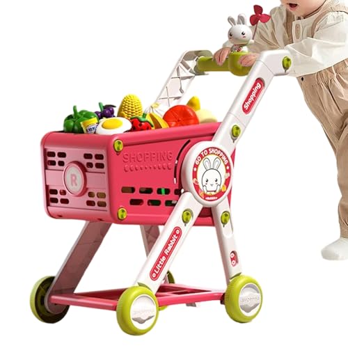 Rukjmqi Einkaufswagen Für Kinder 1-3 Jahre - Spielzeug Einkaufswagen Mit Zubehör Für Kleinkinder,Interaktiver Lernspielzeug Rollenspielwagen Für Mädchen Kindergartenkinder Vorschüler Geschenk Rukjmqi Einkaufswagen Für Kinder 1-3 Jahre - Spielzeug Einkaufswagen Mit Zubehör Für Kleinkinder,Interaktiver Lernspielzeug Rollenspielwagen Für Mädchen Kindergartenkinder Vorschüler Geschenk von Rukjmqi