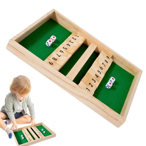 Rukjmqi Familienbrettspiel, lustige Familienbrettspiele - Flipping Table Top Lustiges Indoor-Spiel - Pädagogisches Familienschach, Spiel für Kinder und Erwachsene zum Geburtstag, Kindertag, von Rukjmqi