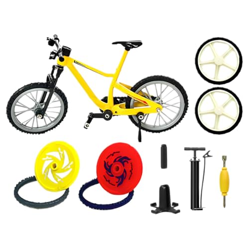 Rukjmqi Finger BMX Spielzeug, BMX -Fingerzyklus - Desktop -Dekorationshandwerk für Radsportliebhaber,Neuheit Sports Desk Dekoration für Bücherregal, Fensterbank, Tisch, Bett von Rukjmqi