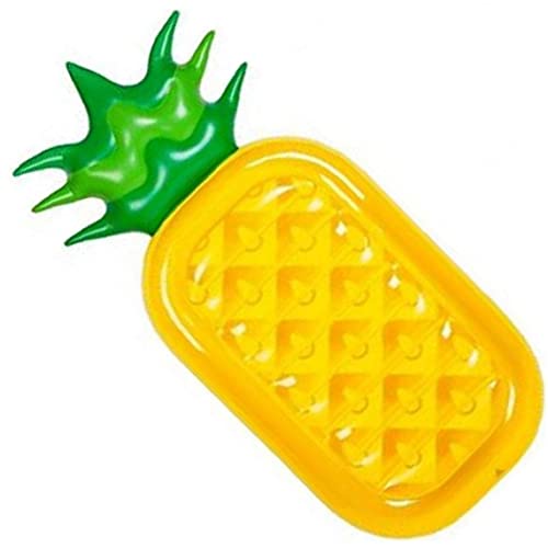 Ruluti Aufblasbare Schwimm Row Luftbetten aufblasbare PVC-Ananas-Luftmatratze Wasser Reihe Schwimmmatte Adult Wasser-Spiel Sonnenschwimm Stuhl-aufblasbares Kissen von Ruluti