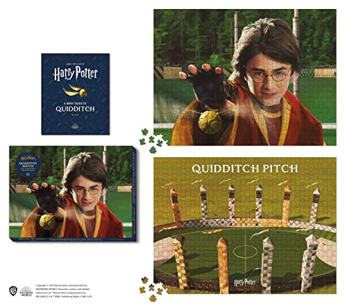 Harry Potter Quidditch Match 2-in-1 Double-sided Puzzle: 1000-pieces von Running Press