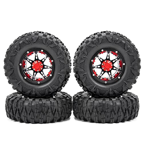 Runup 2,2" Metall Beadlock Felgen & Gummireifen für 1/10 RC Rock Crawler Axial Wraith RR10 YETI SCX10 D90 TRX4 CC01 Runup 2,2" Metall Beadlock Felgen & Gummireifen für 1/10 RC Rock Crawler Axial Wraith RR10 YETI SCX10 D90 TRX4 CC01 von Runup