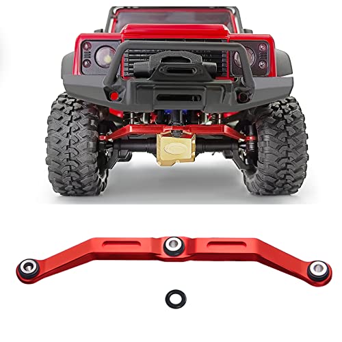 Runup Aluminium-Lenkstange Gestängestange für 1/18 Tra-xxas TRX4M Bronco Defender Upgrade Parts RC Crawler Car von Runup