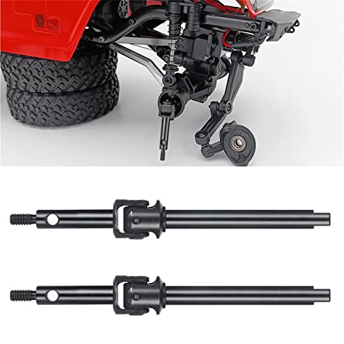 Runup Vordere Stahl Lenkung CVD Drive Shafts für 1/24 RC Crawler Axial SCX24 Riegel Chevrolet Wrangler Gladiator Bronco Upgrade von Runup