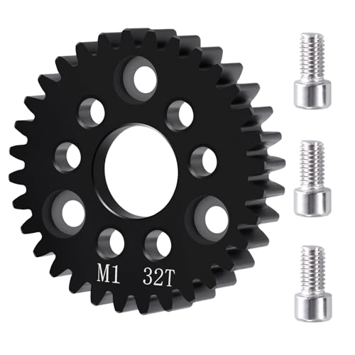 Runup Harden Steel Spur Gear 31T 32T 33T 35T - 1PC für TRA-XXAS ARRMA Fernbedienung Crawler Auto Upgrade Zubehör (32T) von Runup