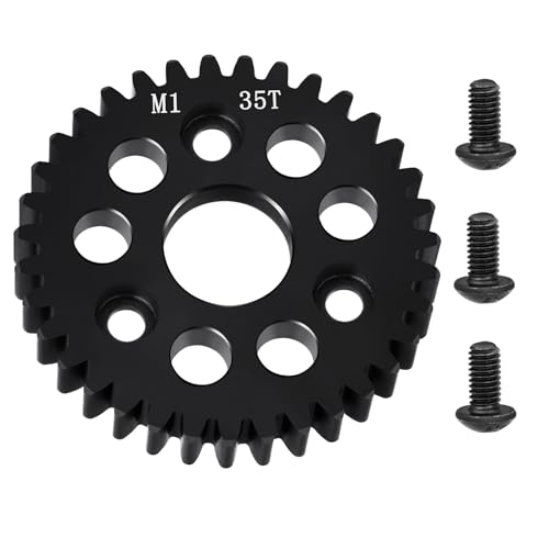 Runup Harden Steel Spur Gear 31T 32T 33T 35T - 1PC für TRA-XXAS ARRMA Fernbedienung Crawler Auto Upgrade Zubehör (35T) von Runup