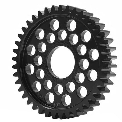 Runup Harden Steel Spur Gear 40T 41T 42T 43T 44T - 1PC für X-Press XM1S 1/10 Fernbedienung Crawler Auto Upgrade Zubehör (40T) von Runup