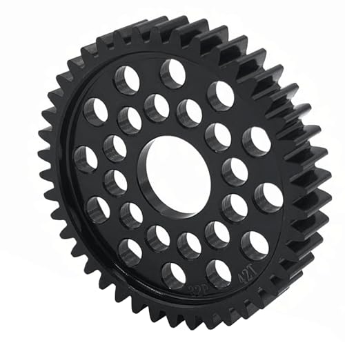 Runup Harden Steel Spur Gear 40T 41T 42T 43T 44T - 1PC für X-Press XM1S 1/10 Fernbedienung Crawler Auto Upgrade Zubehör (42T) von Runup