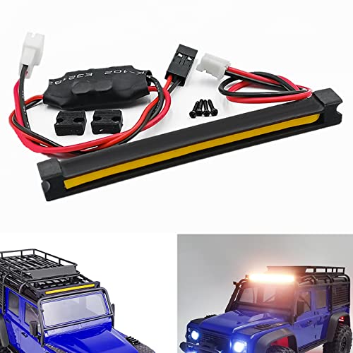 Runup Simulation Dachlicht COB Lampe für TRX4M Defender 1/18 RC Crawler Auto Upgrade Teile von Runup