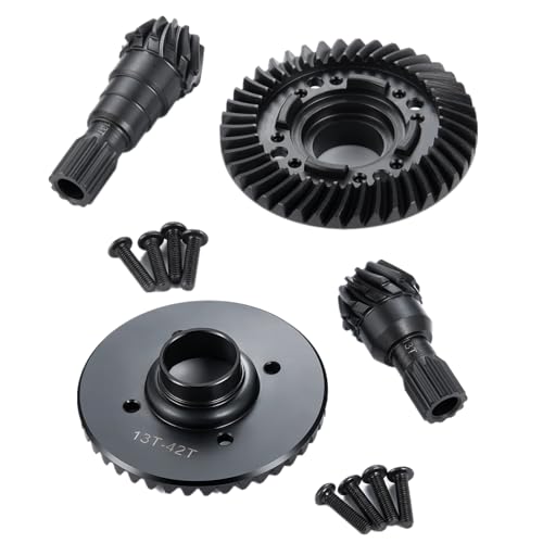 Runup Steel vorne und hinten 42T Spiral Cut Differential 13T Ritzel Diff Gear Set für Tra-xxas 1/5 XMAXX X-MAXX 6S 8S Series Upgrades Teile von Runup