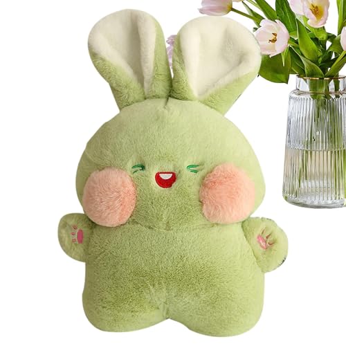 Cartoon Bunny Plush - Cartoon Mehrzweck- Plüsch - Weiches Wurfkissen, Entzückende Tischdekoration für Wohnzimmer, Arbeit, Sofa, Auto von Rurunklee