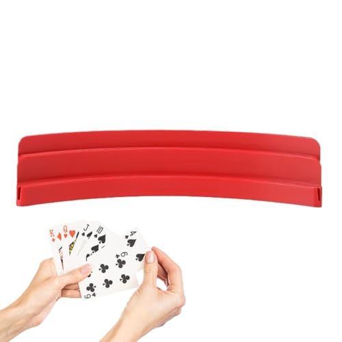 Kartenhalter für Spielkarten, tragbarer Kartenständer, dreilagig, Aufbewahrungskoffer, professionelles Tischzubehör, Deck-Sammelstücke für Familienspielabende von Rurunklee