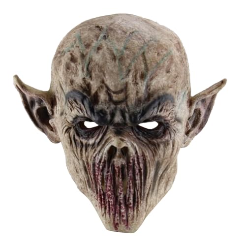 Rurunklee Gruselige Halloween Zombie Masken, gruselige Halloween Masken, Der böse Dämon Cosplay, Verkleidung für Halloween Kostüm Party von Rurunklee