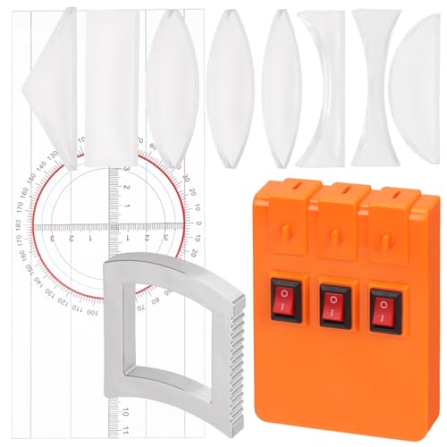 Rustark 1 Set Physics Optical Experiment Kit Prism Lens Optic Reflector Refraction Optics Three Light Source Teaching Demonstration Equipment Optical Physics Kit for Teacher Student Education von Rustark