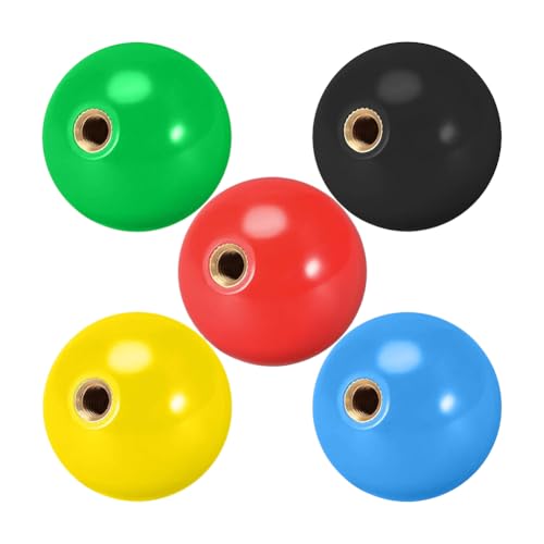 Ruuizksa 5er-Pack 35MM Joystick-Balltops M6, Leicht zu Installieren, Ersatzteile und Zubehör für Arcade-Spiele und PC-Spiele, in 5 Farben von Ruuizksa