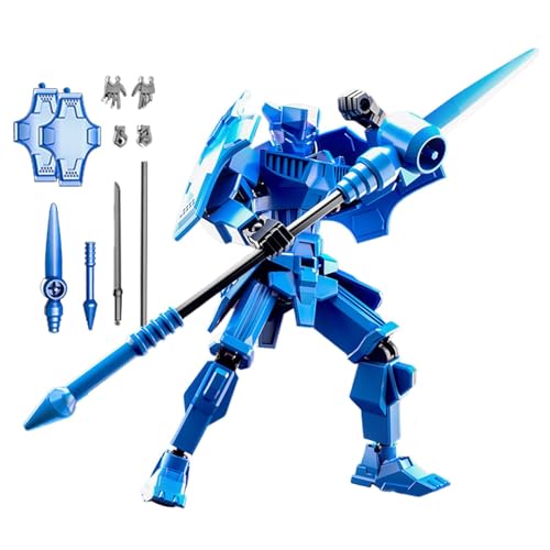 Ruwshuuk -gedruckte Actionfigur, Actionfiguren,Mehrgelenkige bewegliche Roboter-Actionfigur | 13 cm große, einzigartige, bewegliche Roboter-Actionfigur mit Mehreren Gelenken für die von Ruwshuuk