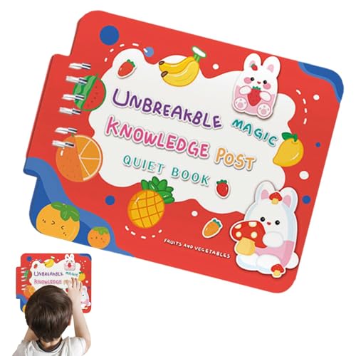 Ruwshuuk Beschäftigtes Buch für Kleinkinder, Beschäftigtes Buch für Kinder,4 Hauptthemen Busy Book Spielzeugbuch | Frühes Lernspielzeug, Beschäftigungsbuch für Kleinkinder, für, Mädchen, Kinder, von Ruwshuuk