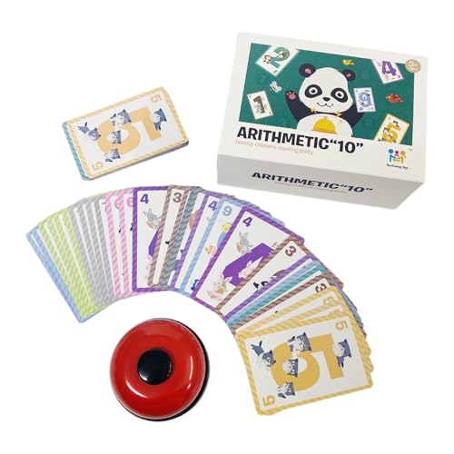 Ruwshuuk Brettspiel Für Den Tisch - Muster Zuordnung Kartenspiel | Strategisches Lernspielzeug Mit Signalglocke Für Reisen Zuhause Schule Kitas Ruwshuuk Brettspiel Für Den Tisch - Muster Zuordnung Kartenspiel | Strategisches Lernspielzeug Mit Signalglocke Für Reisen Zuhause Schule Kitas von Ruwshuuk