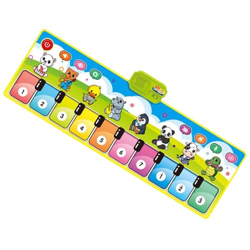Ruwshuuk Floor Piano Matte, Klaviermatte | Musikmatte,Bildungsmusik Spielen Decke mit Mehreren Instrumentenmodi für Jungenmädchen, interaktives elektronisches Spielzeug Ruwshuuk Floor Piano Matte, Klaviermatte | Musikmatte,Bildungsmusik Spielen Decke mit Mehreren Instrumentenmodi für Jungenmädchen, interaktives elektronisches Spielzeug von Ruwshuuk