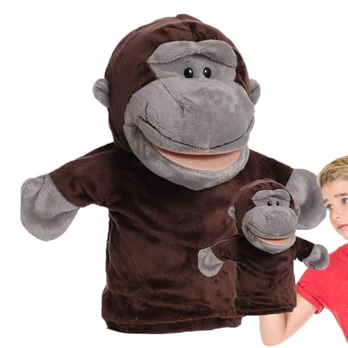 Ruwshuuk Handpuppen für Kinder, Tierhandpuppen | 25 cm/9,84 Zoll Plüschfinger Puppenspielzeug,Lustige Cartoon -Puppe, Theateraufführungen für und Mädchen von Ruwshuuk