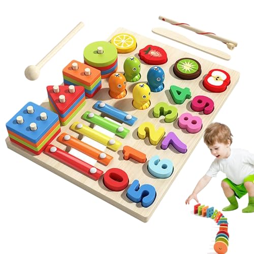 Ruwshuuk Holzformen Lernpuzzle - Steckpuzzle Mit Verschiedenen Formen | Lernspielzeug Für Frühkindliche Entwicklung Und Sensorik Förderspiel Für Mädchen Kinder Familie Ruwshuuk Holzformen Lernpuzzle - Steckpuzzle Mit Verschiedenen Formen | Lernspielzeug Für Frühkindliche Entwicklung Und Sensorik Förderspiel Für Mädchen Kinder Familie von Ruwshuuk