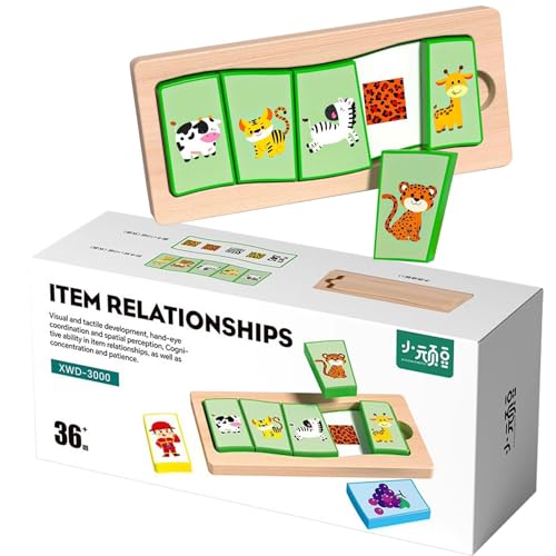 Ruwshuuk Kinder-Matching-Spiel,Matching-Puzzle-Brett - Denksport-Puzzlespiel,Interaktives lustiges passendes Puzzle-Spielzeug, Puzzlespiel-Lernspielzeug für und Mädchen ab 3 Jahren von Ruwshuuk