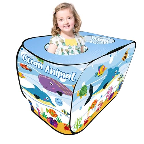 Ruwshuuk Kinderspielzelte,Cartoon Design Kinderzelte Indoor-Spielhäuser | Faltbare Outdoor-Spielgeräte für Kinder, Kinderspielhaus für Mädchen und von Ruwshuuk