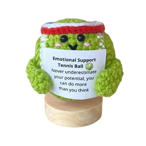 Ruwshuuk Positives Häkeln, inspirierendes Zitat-Strickball, positiver Häkelball mit inspirierendem Zitat für Stressabbau-Dekoration Ruwshuuk Positives Häkeln, inspirierendes Zitat-Strickball, positiver Häkelball mit inspirierendem Zitat für Stressabbau-Dekoration von Ruwshuuk