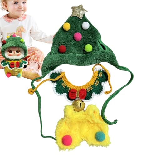 Ruwshuuk Puppenkleidung, Plüschpuppen-Outfit, Figurenpuppen-Outfit, weihnachtliche Kleidung, Modischer, schicker Puppenanzug, Sammlerpuppenkleidung für , Mädchen, Erwachsene von Ruwshuuk