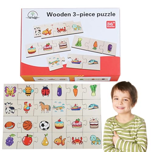 Ruwshuuk Puzzle für Kleinkinder, Vorschulpuzzles | Passendes Puzzle-Spielzeug,Kognitives Lernspielzeug, STEM Frühpädagogisches Puzzlespielzeug für Kinder, und Mädchen von Ruwshuuk