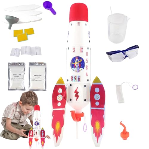 Ruwshuuk Raumschiff Spielzeug - Raketen Bildungsspielzeug - Bausatz Interaktives Wissenschaftsspiel STEM Set für Kinder ab 3 Jahren Geburtstag Weihnachten Ruwshuuk Raumschiff Spielzeug - Raketen Bildungsspielzeug - Bausatz Interaktives Wissenschaftsspiel STEM Set für Kinder ab 3 Jahren Geburtstag Weihnachten von Ruwshuuk