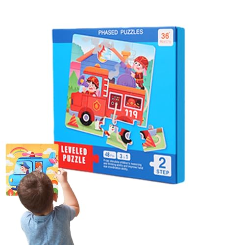 Ruwshuuk Reise-Puzzlespiele, Puzzle-Magnetbücher,Tierauto-Magnetpuzzles Reisepuzzle - Obst-Lernspielzeug, pädagogische Vorschul-Magnetbücher für Kinder und Kleinkinder von Ruwshuuk