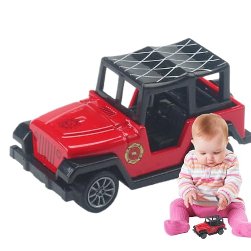 Ruwshuuk Rückzugswagen, Rückzugswagen | Geländewagen zurückziehen | Christmas Stuffers Kleines zurückziehbares Feuerwehrauto, Spielzeugauto, Geländewagen, Spielzeug für von Ruwshuuk